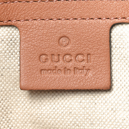 Gucci Guccissima Large Heart Bit Charm Top Handle Tote Winter Rose 6 of 12