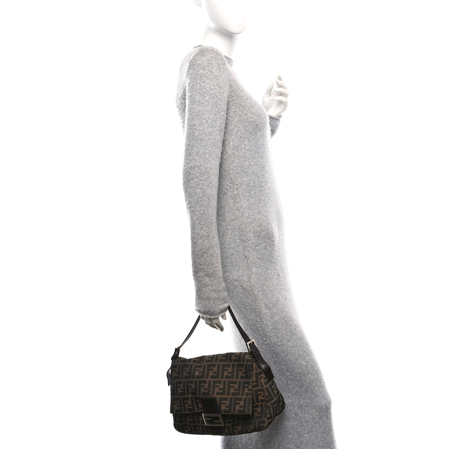 Fendi Zucca Mama Baguette Tobacco 2 of 10