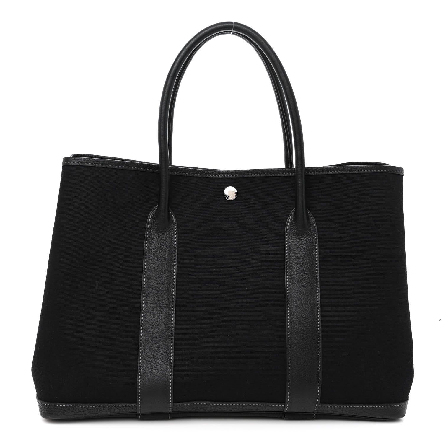 Hermes Toile Negonda Garden Party Tote 36 MM Black 1 of 12