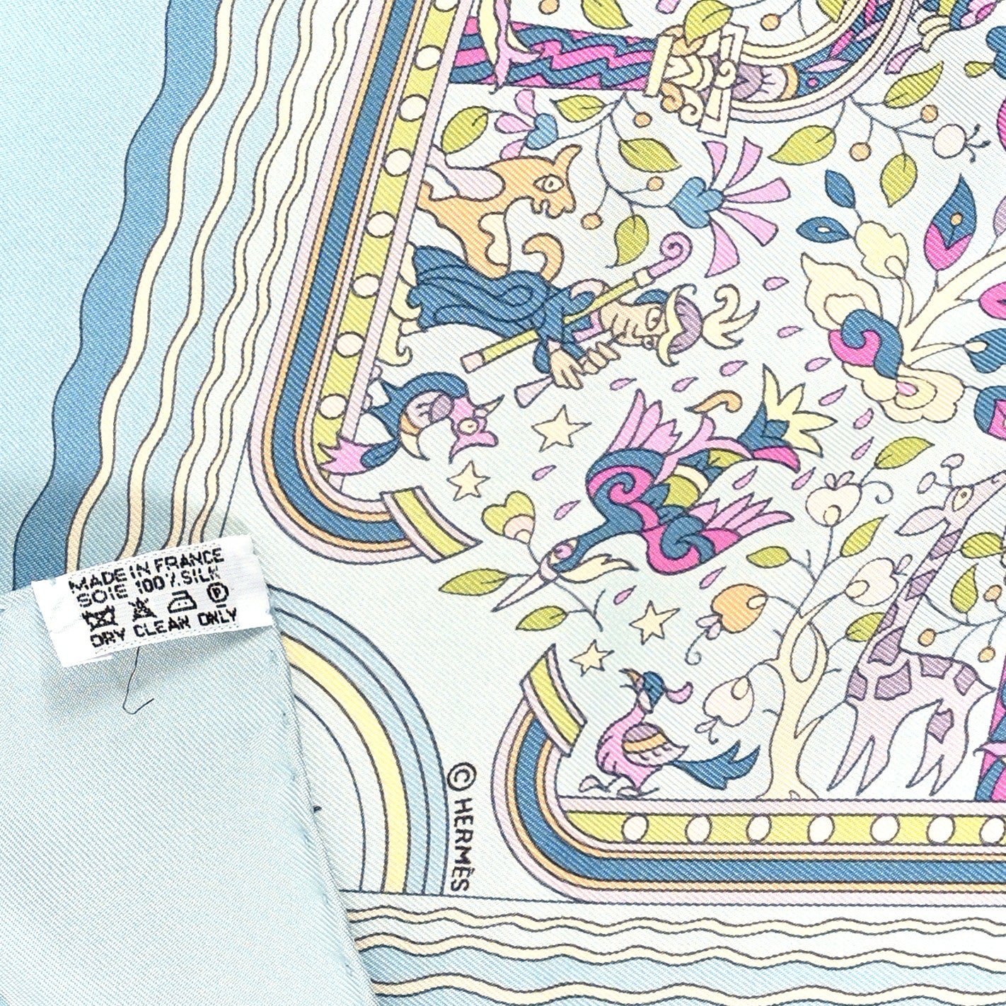 Hermes Silk Les Jardins D'Armenie Scarf 90 3 of 3