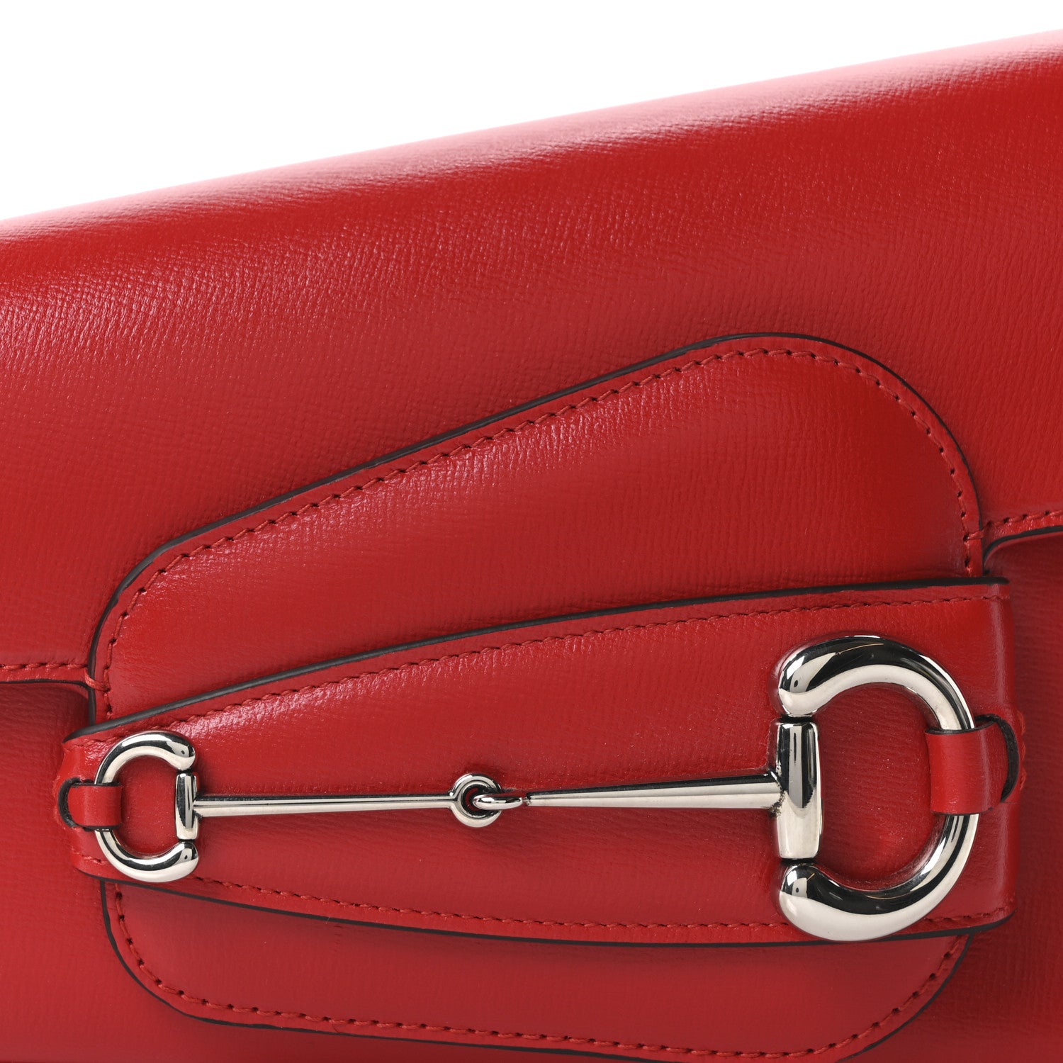 Gucci Demetra Small Horsebit 1955 Asymmetric Shoulder Bag New Cherry Red 8 of 10