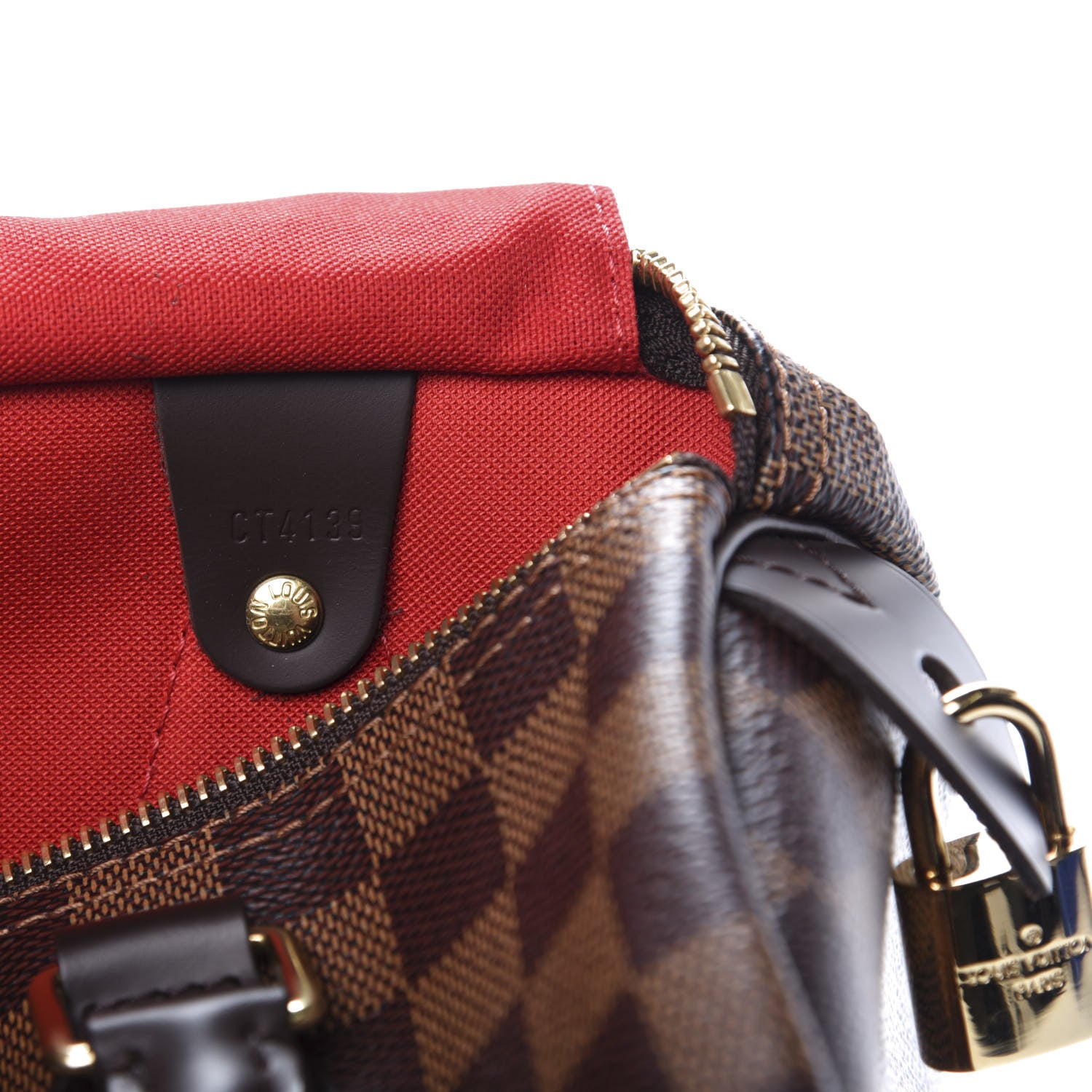 Louis Vuitton Damier Ebene Speedy 25 8 of 10