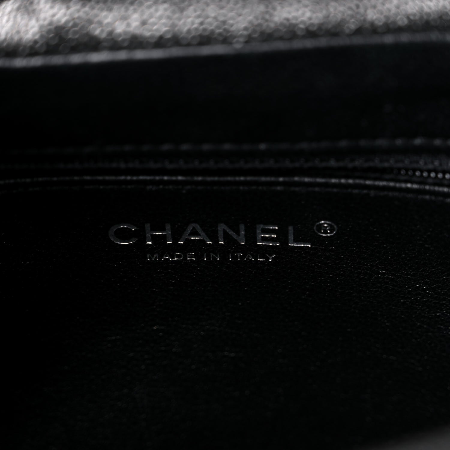 Chanel Metallic Caviar Quilted Filigree Backpack Dark Silver 6 of 11