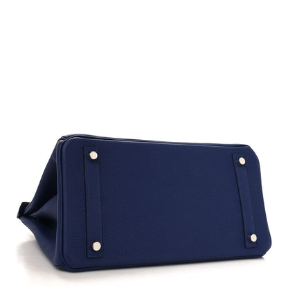 Hermes Togo Birkin 30 Bleu Encre 4 of 13