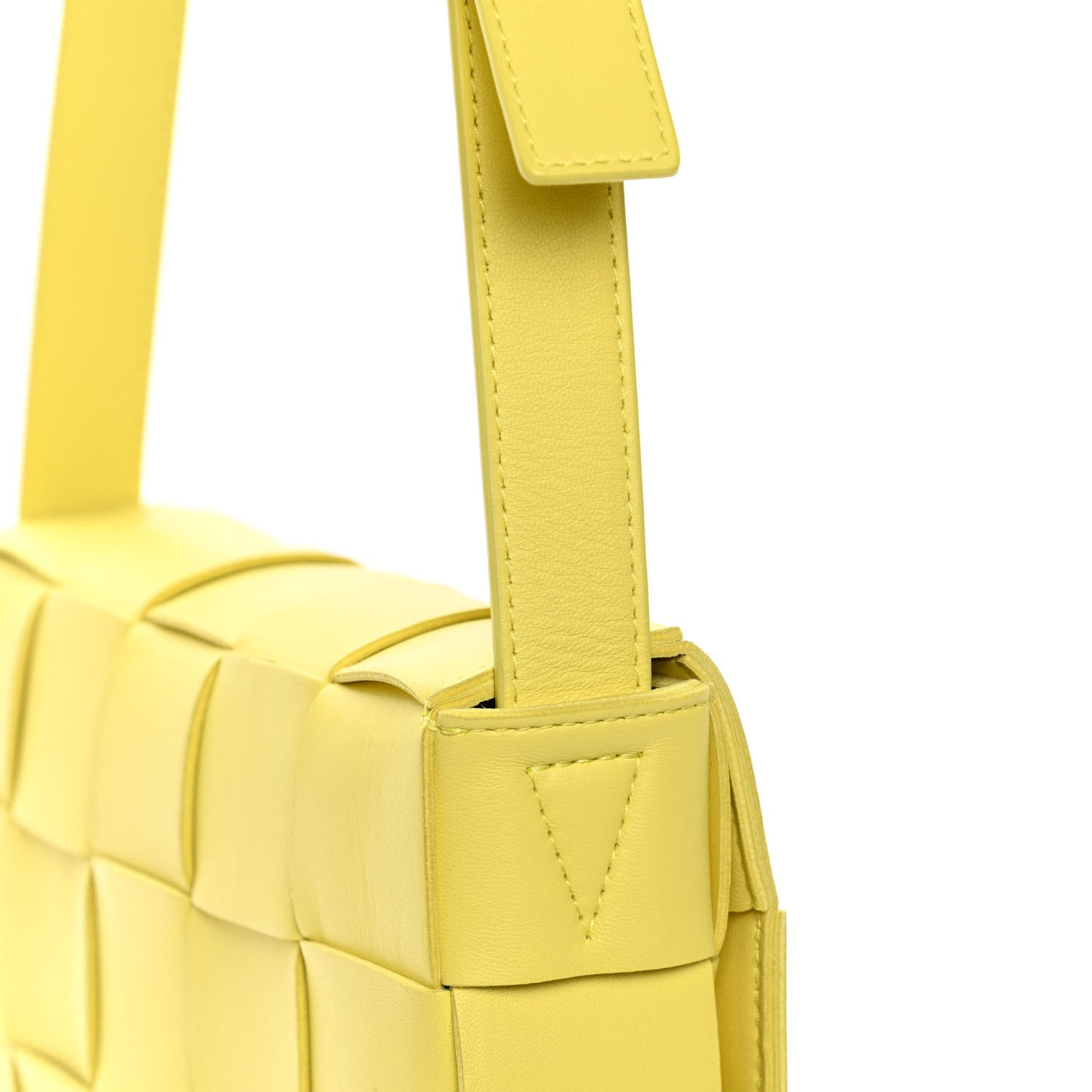 Nappa Maxi Intreccio Cassette Bag Lemonade