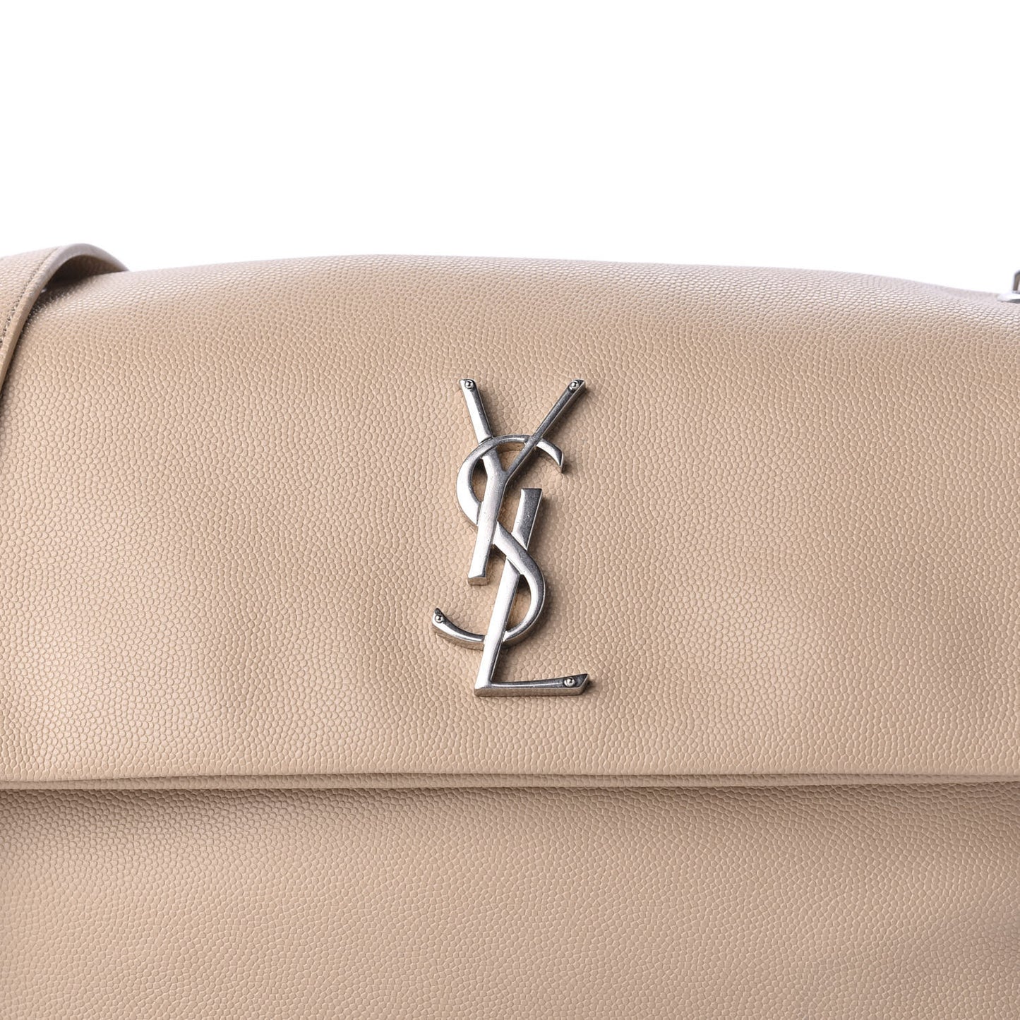 Grain De Poudre Medium West Hollywood Monogram Fold-Over Nude Powder
