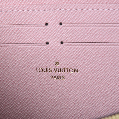 Louis Vuitton Monogram Clemence Wallet Rose Ballerine 6 of 8