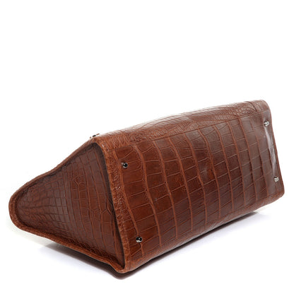 Balenciaga Crocodile Classic Hardware Work Camel 7 of 11