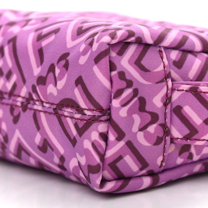 Fendi X SKIMS Nylon XS Trapezoid Beauty Pouch Bouganville 10 of 11