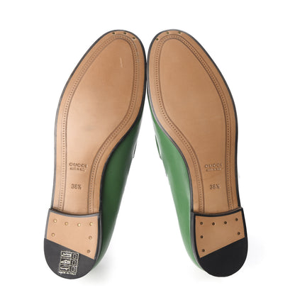 Gucci Malaga Kid Womens Jordaan Loafers 38.5 New Shamarock 6 of 11