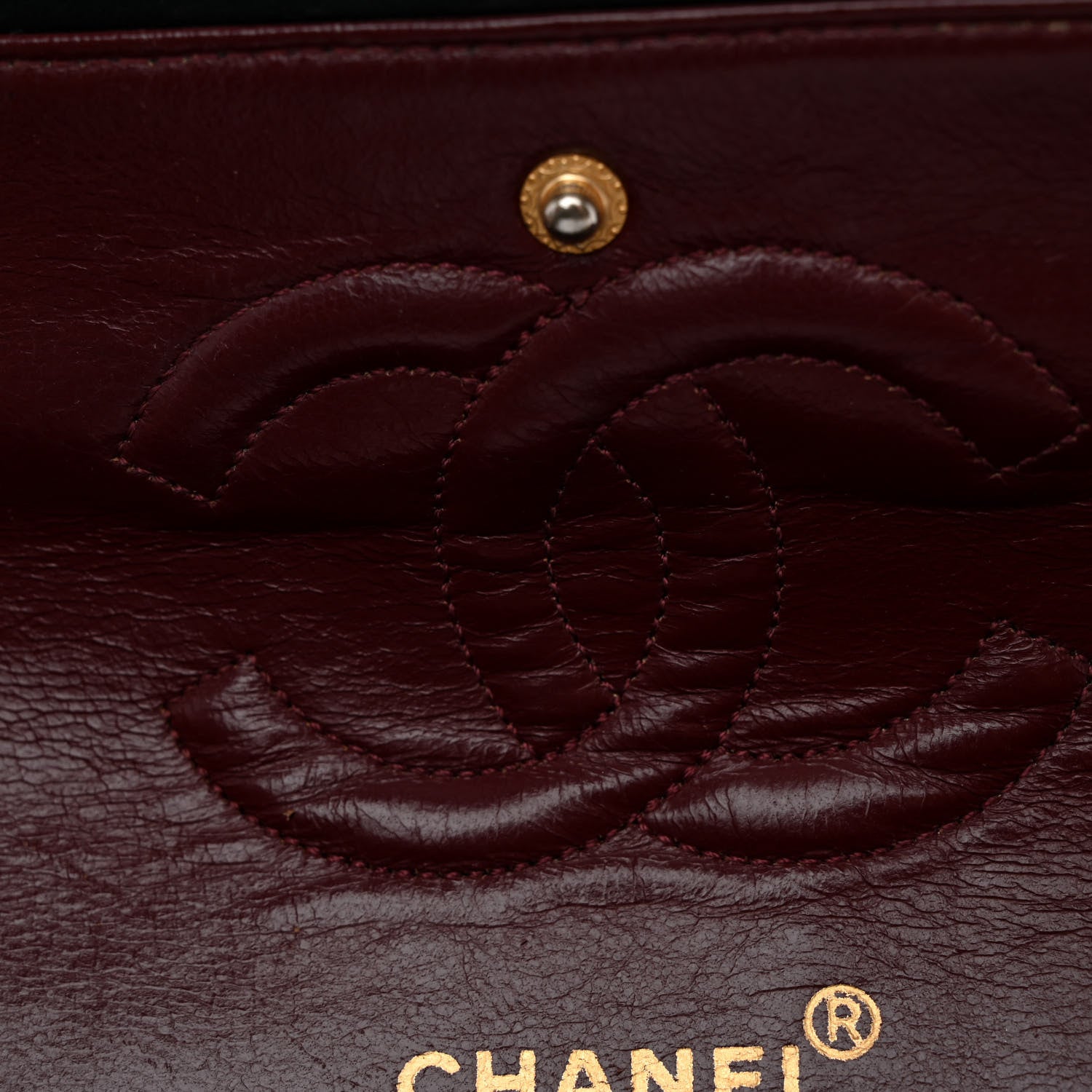 Chanel Lambskin Quilted Medium Double Flap Black 11 of 11