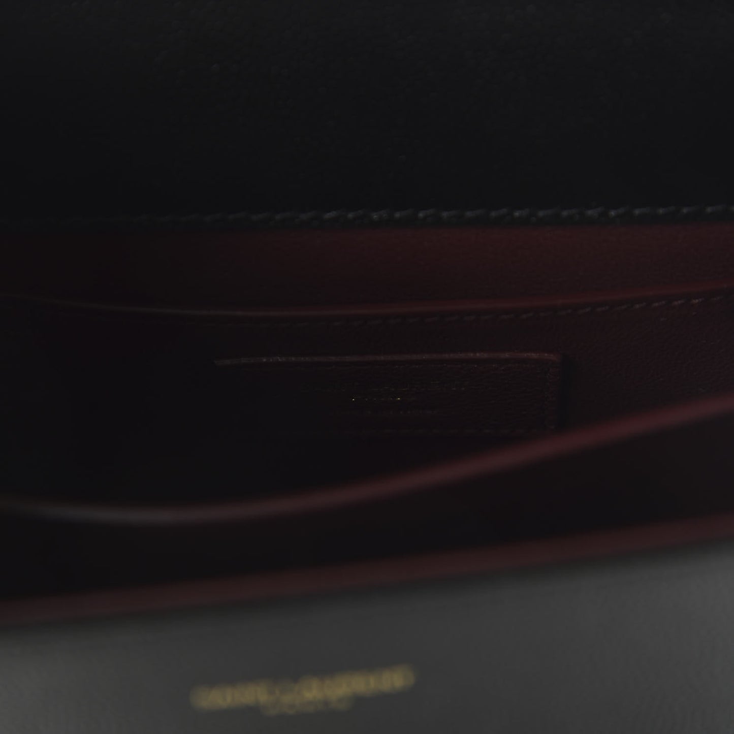 Grain de Poudre Mini Classic Monogram Cassandra Top Handle Black Rouge Legion