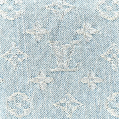 Louis Vuitton Monogram Denim CarryAll PM Sky Blue 8 of 10