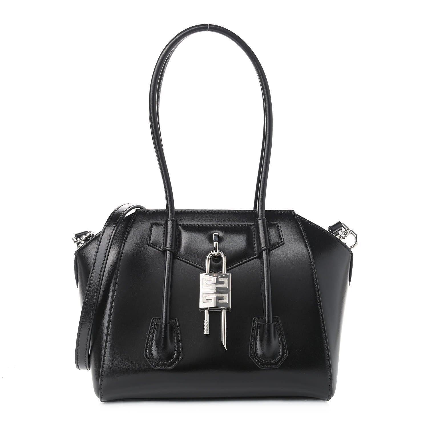 Givenchy Box Calfskin Mini Lock Antigona Black 1 of 9