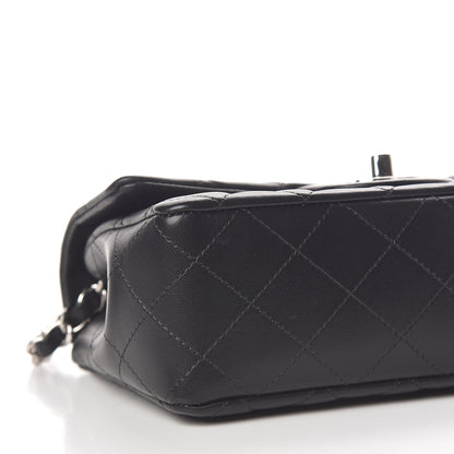 Chanel Lambskin Quilted Mini Rectangular Flap Black 8 of 11