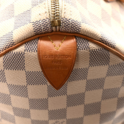 Louis Vuitton Damier Azur Speedy 30 7 of 10