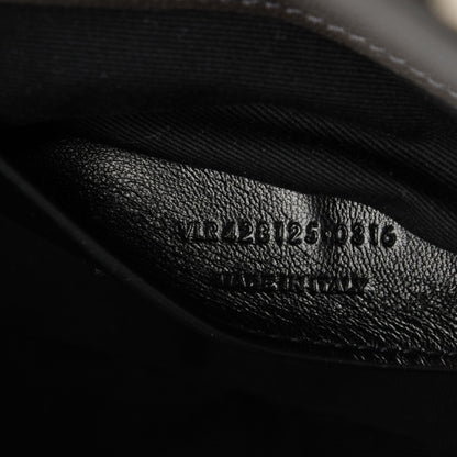 Saint Laurent Sheepskin Tri-Quilt Monogram Medium College Bag Dark Grey 8 of 8