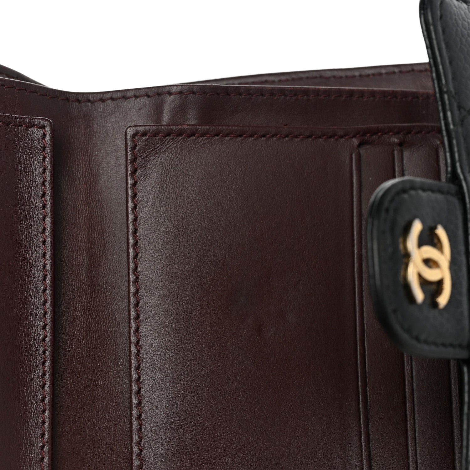 Chanel Caviar Quilted Compact Flap Wallet Black 11 of 14