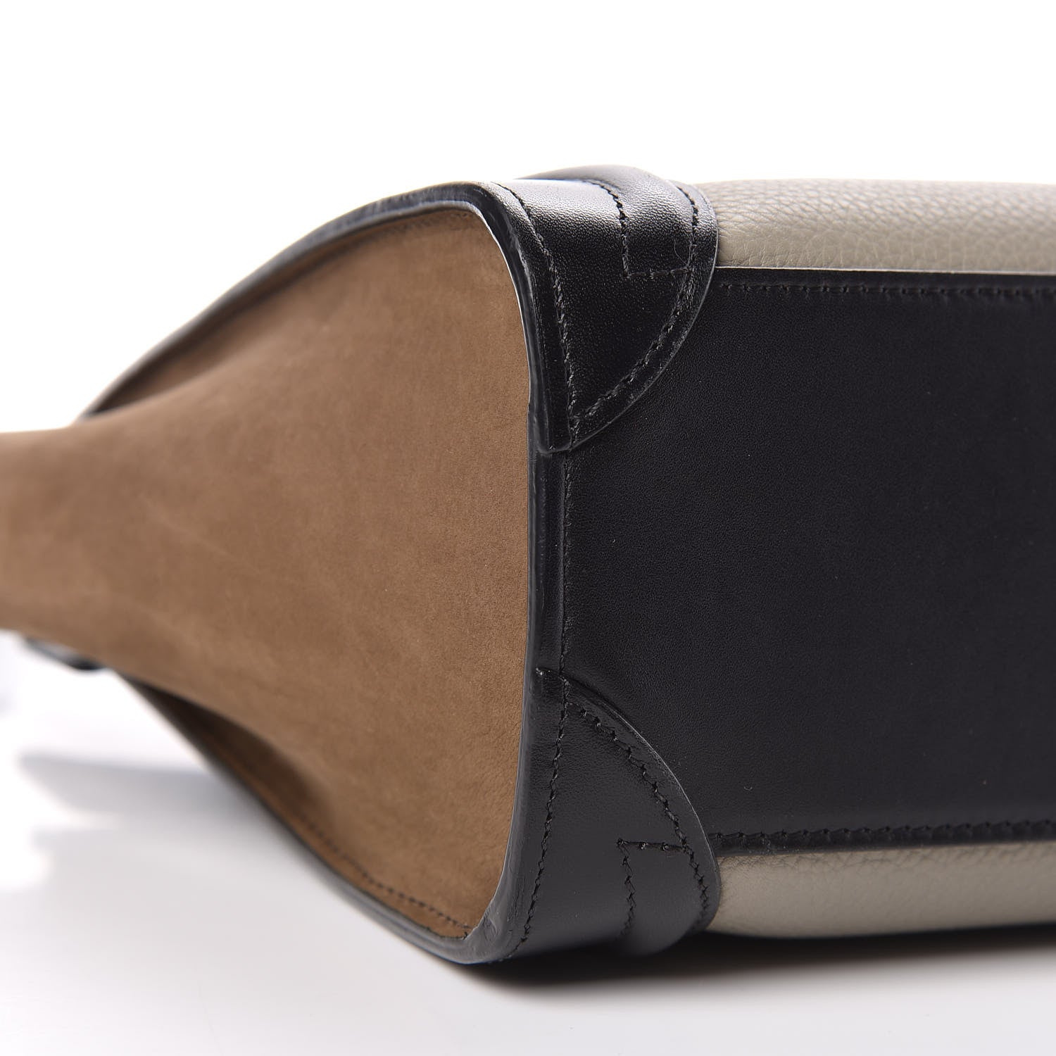 Celine Smooth Drummed Calfskin Nano Tri-Color Luggage Stone 5 of 13