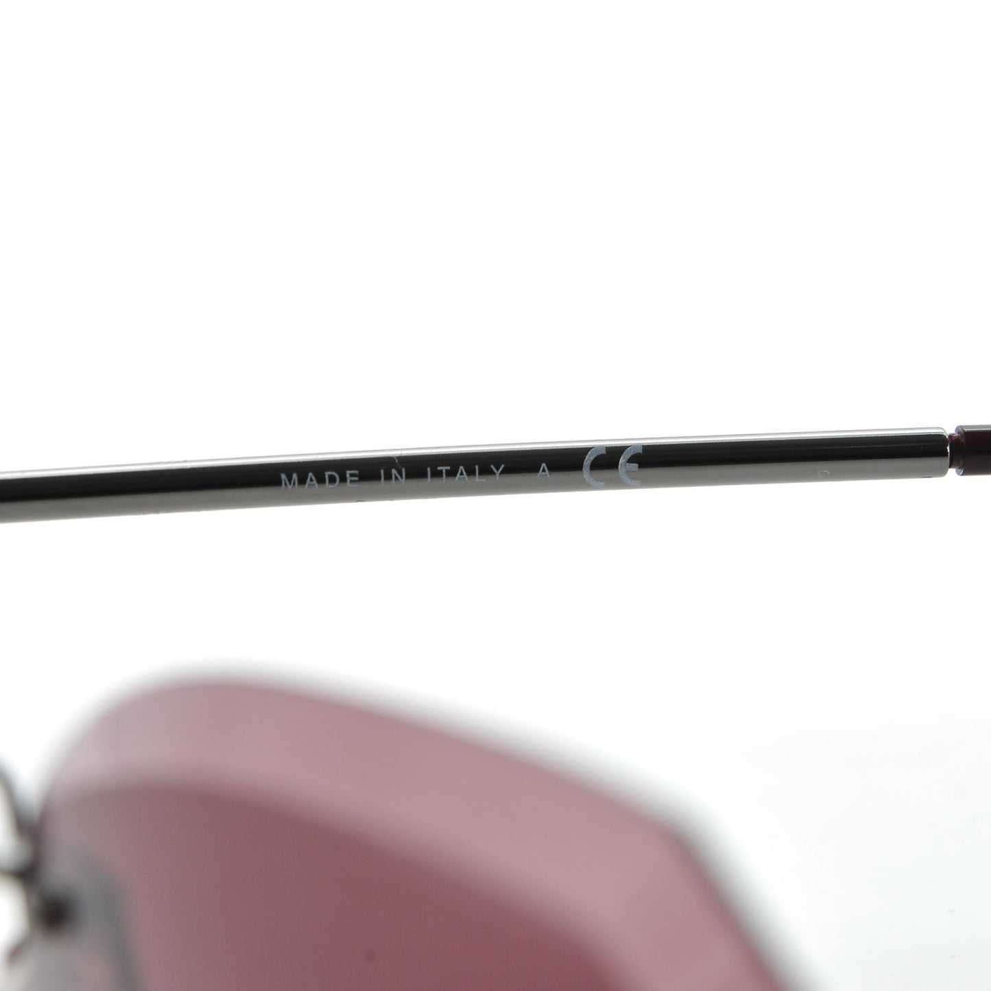 Metal Spring Round Sunglasses 4220 Pink
