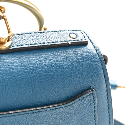 Chloe Calfskin Suede Small Nile Bracelet Bag Vinyl Blue 11 of 11