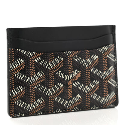 Goyard Goyardine Saint Sulpice Card Holder Black 3 of 6