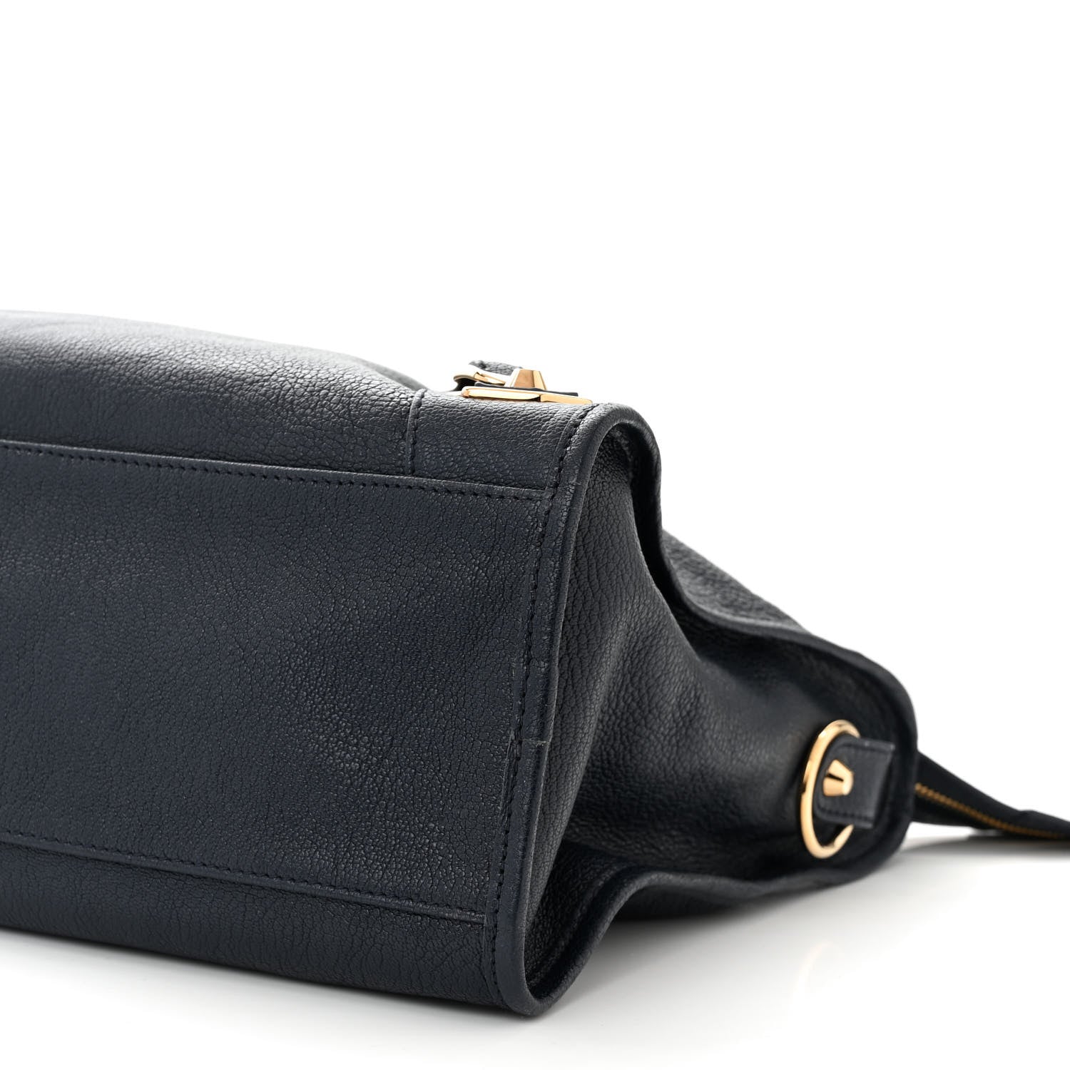 Balenciaga Chevre Gold Metallic Edge Hardware City Bleu Nuit Dark Sea 11 of 11