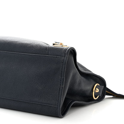 Balenciaga Chevre Gold Metallic Edge Hardware City Bleu Nuit Dark Sea 11 of 11