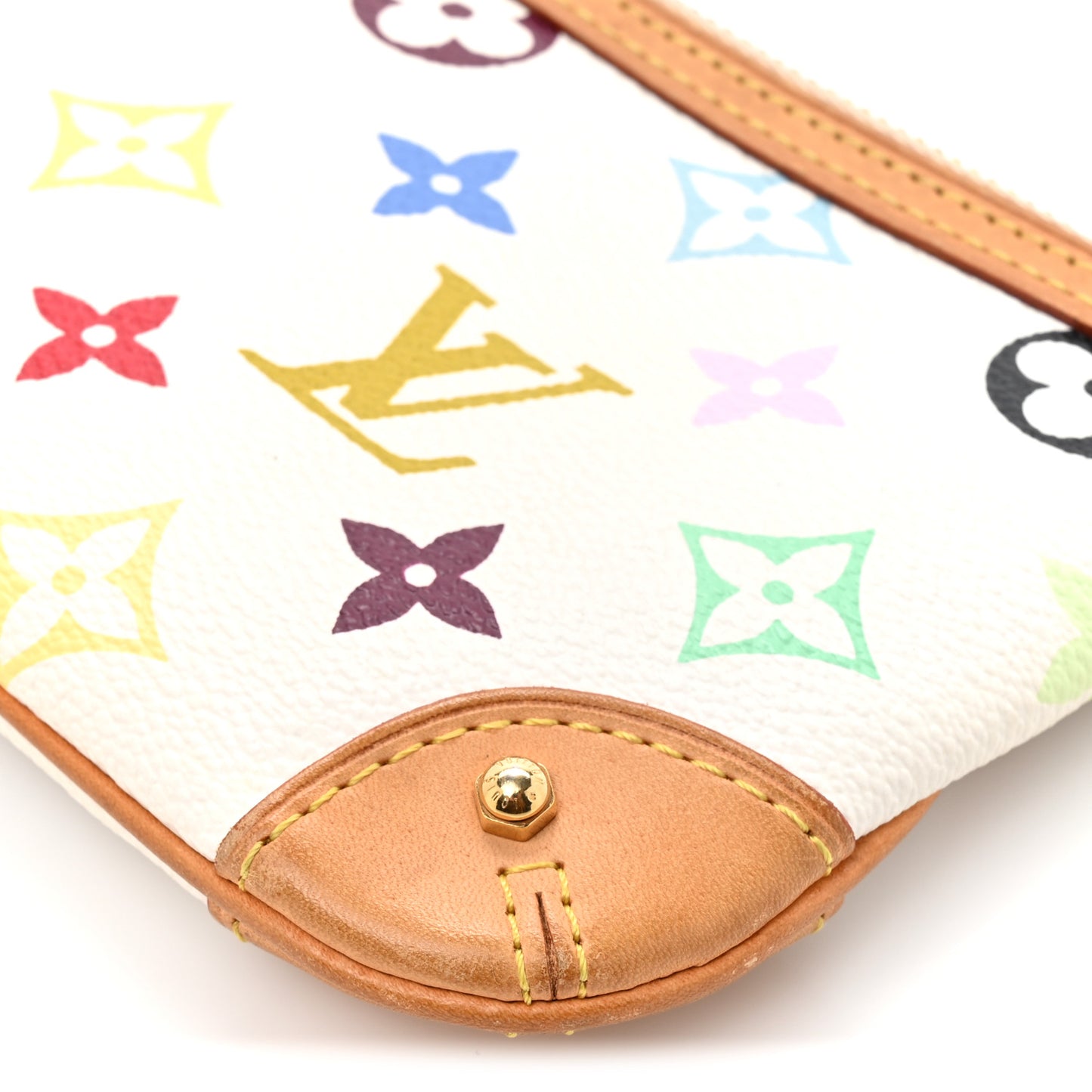 Monogram Multicolor Pochette Milla MM White