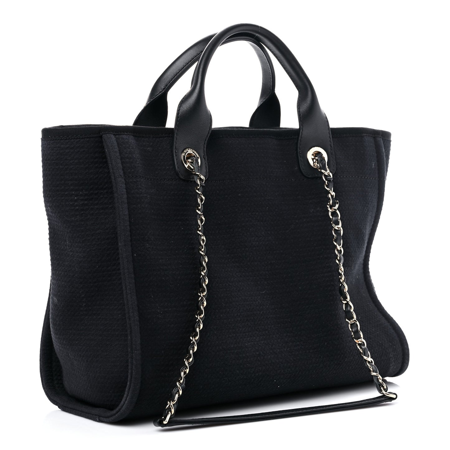 Mixed Fibers Small Deauville Tote Black