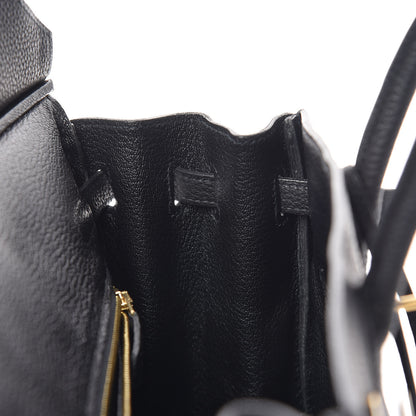 Hermes Togo Birkin 25 Black 21 of 38