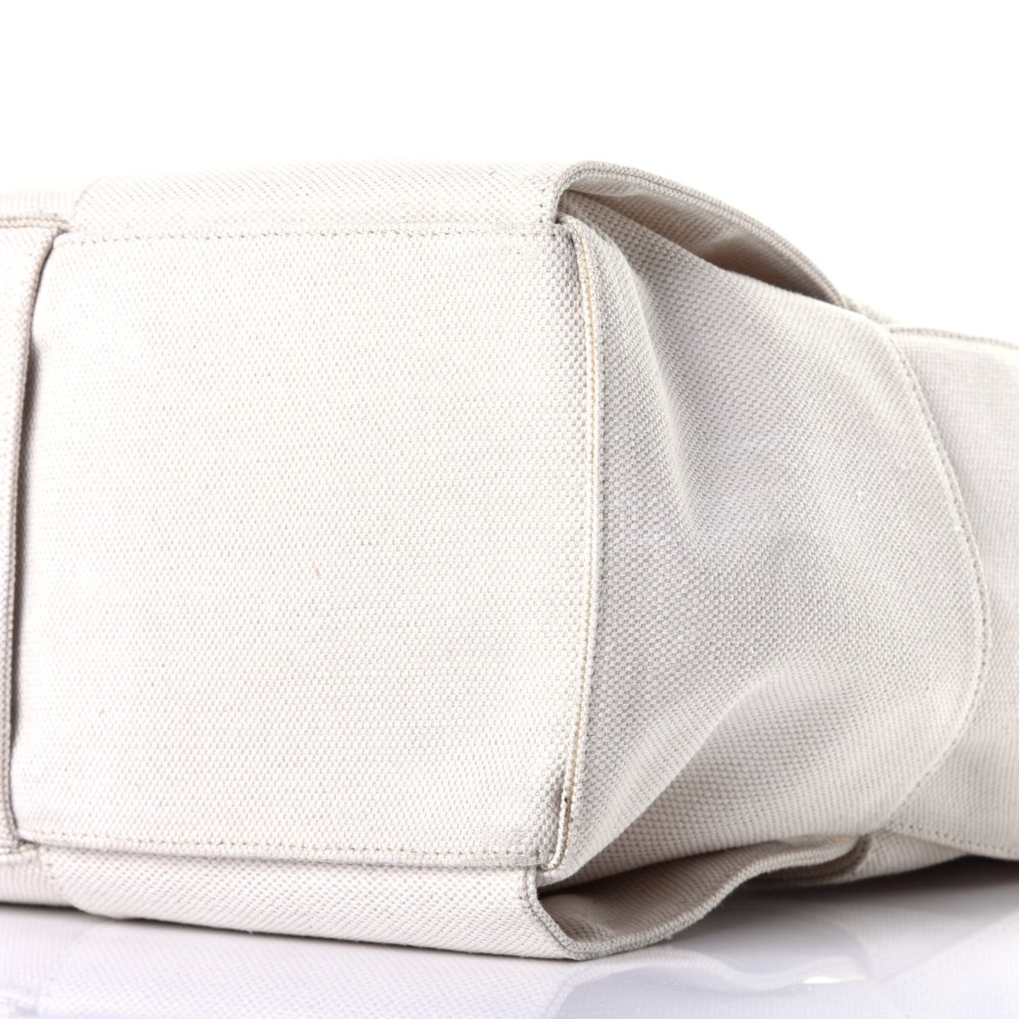 Linen Maxi Intrecciato Arco Tote Natural Black