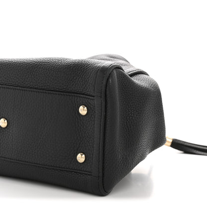 Gucci Pebbled Calfskin Small Soho Shoulder Bag Black 10 of 13