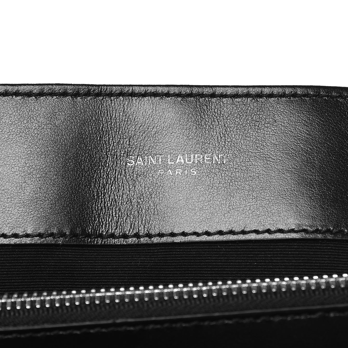 Calfskin Y Quilted Monogram Large Loulou Chain Satchel Black