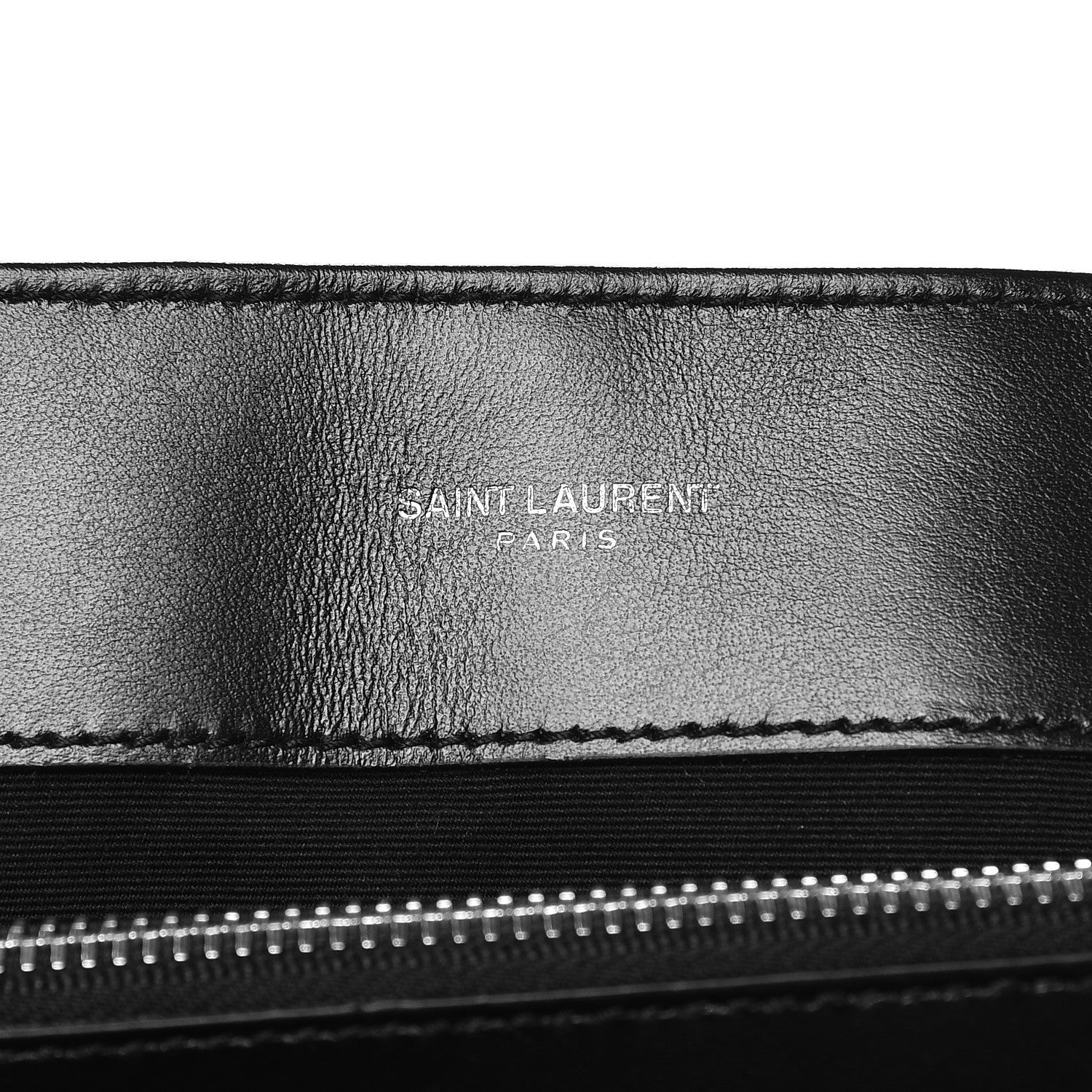 Saint Laurent Calfskin Y Quilted Monogram Large Loulou Chain Satchel Black 8 of 11
