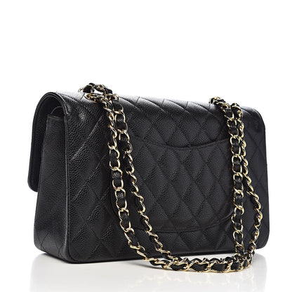 Chanel Caviar Quilted Medium Double Flap Black 3 of 11