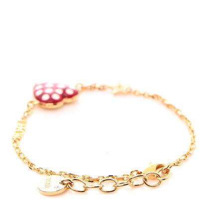 Christian Dior Metal Dioramour Bracelet Red Gold 2 of 4