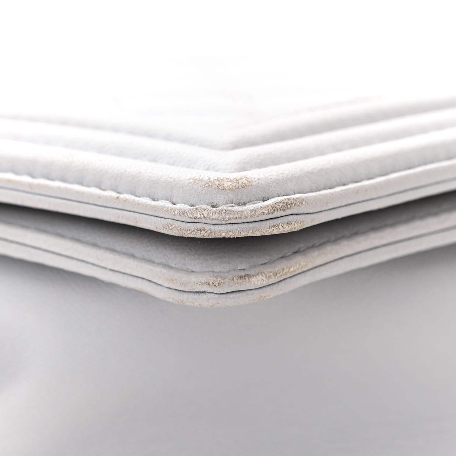 Chanel Lambskin Quilted Medium Boy Flap Grey 11 of 13