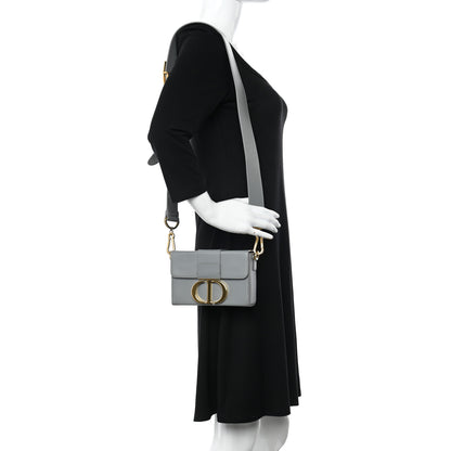 Christian Dior Box Calfskin 30 Montaigne Box Bag Gray 2 of 10