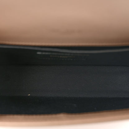 Saint Laurent Grain De Poudre Small Monogram Kate Satchel Dark Beige 5 of 14