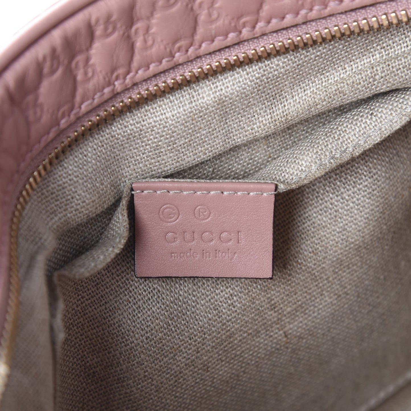 Soft Microguccissima Mini Bree Messenger Bag Soft Pink