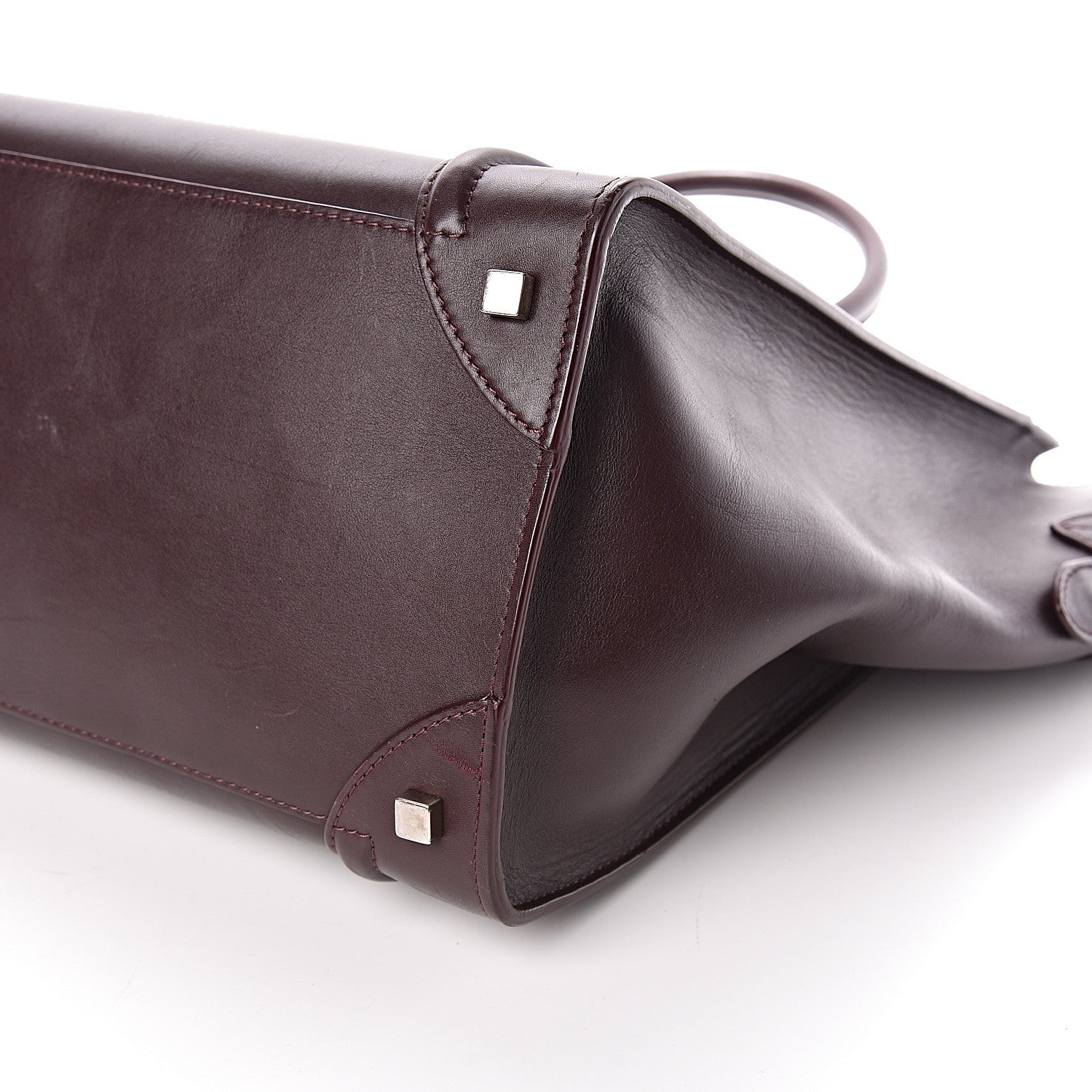 Celine Smooth Calfskin Mini Luggage Burgundy 8 of 9