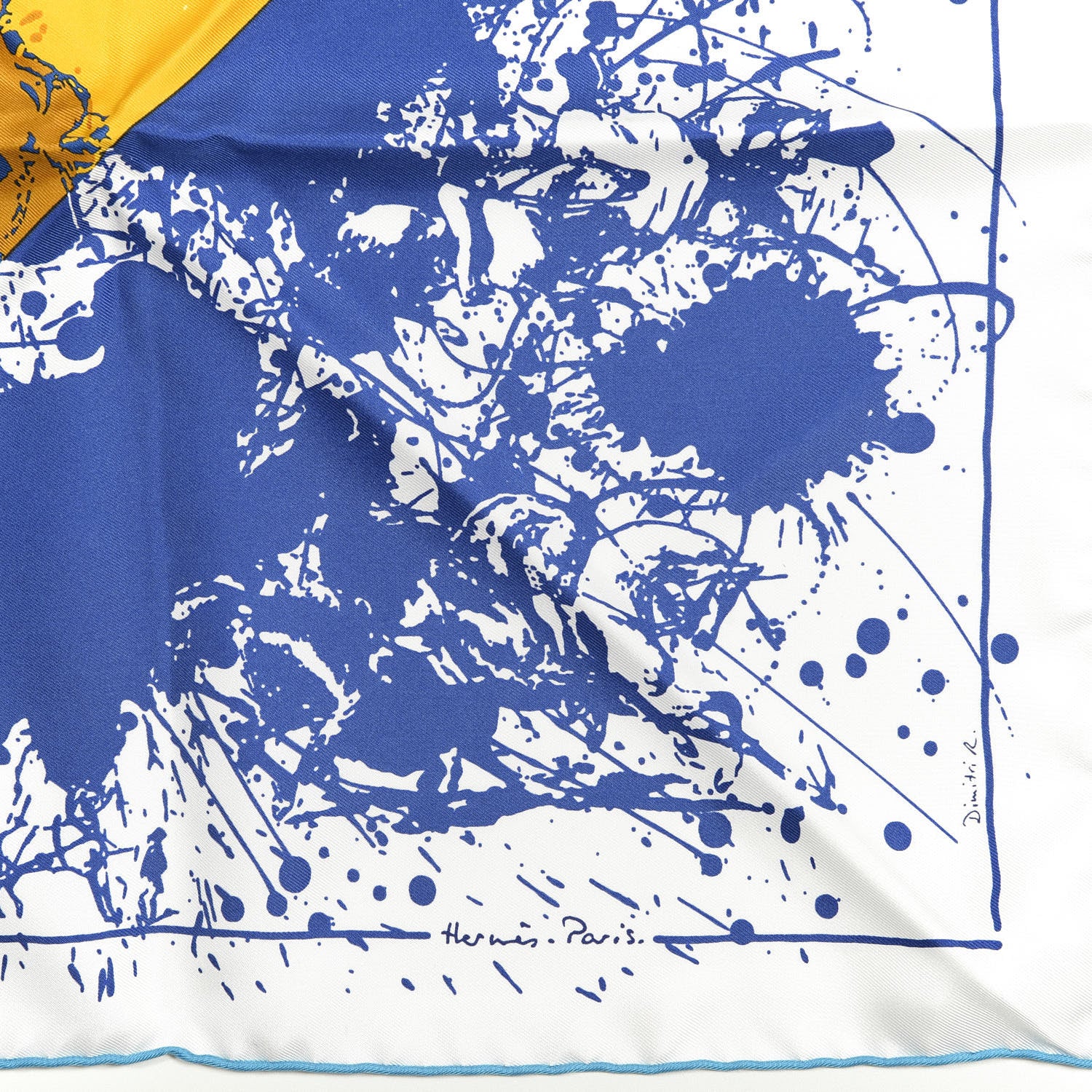 Hermes Silk Surprise Remix Pocket Square 2 of 3