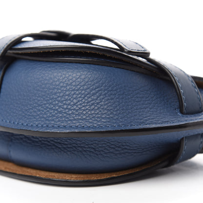 Loewe Grained Calfskin Mini Gate Crossbody Bag Steel Blue 7 of 10