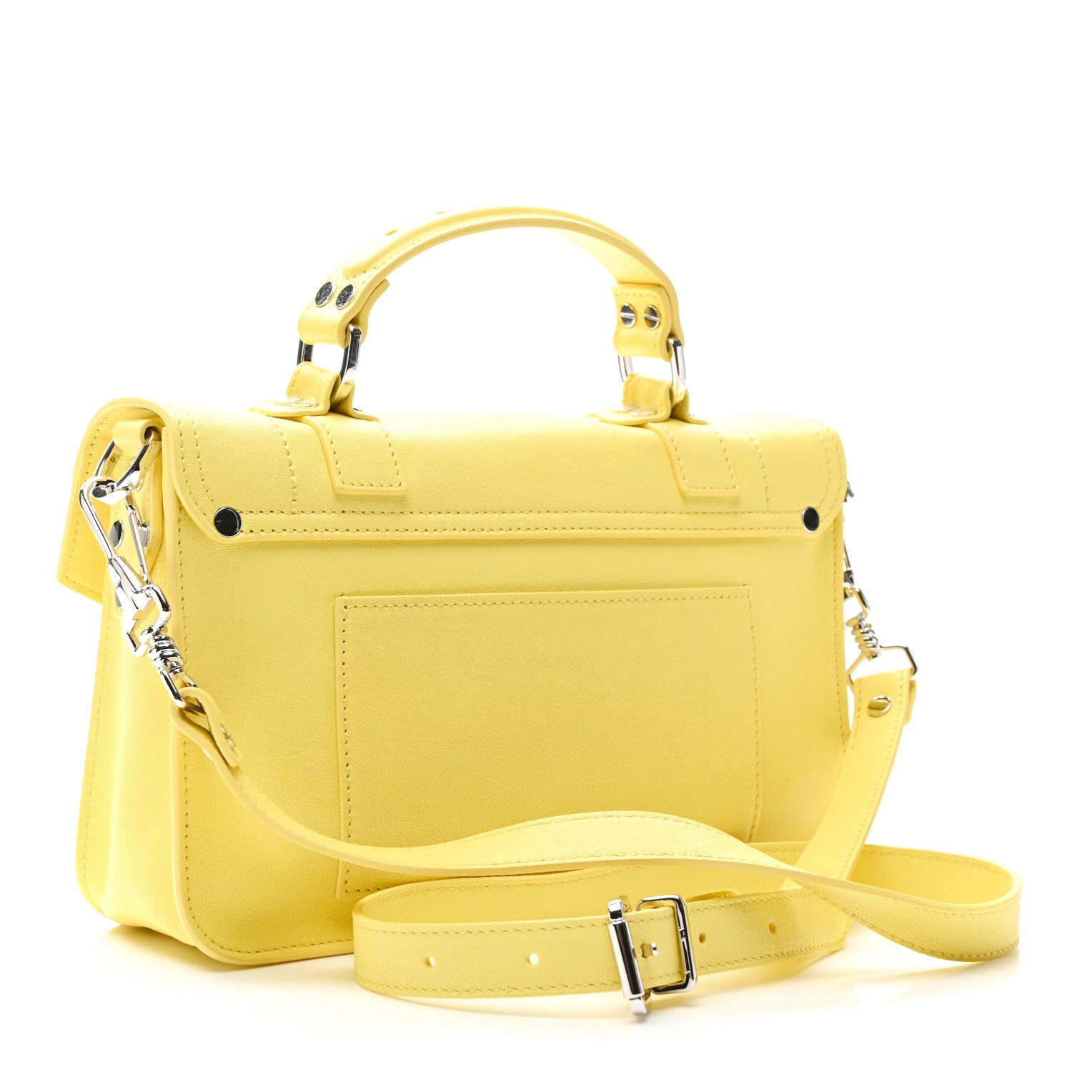 Proenza Schouler Lambskin Tiny PS1 Canary Yellow 3 of 10