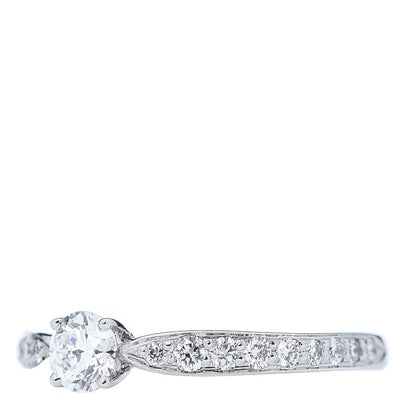 Tiffany Platinum Diamond .25ct Round Brilliant Harmony Engagement Ring 49 5 3 of 7