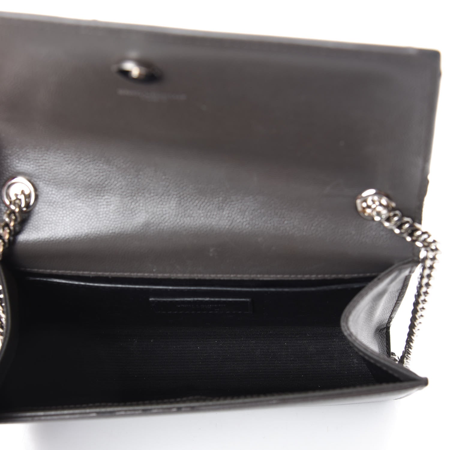 Saint Laurent Grain De Poudre Small Monogram Kate Satchel Storm 5 of 10