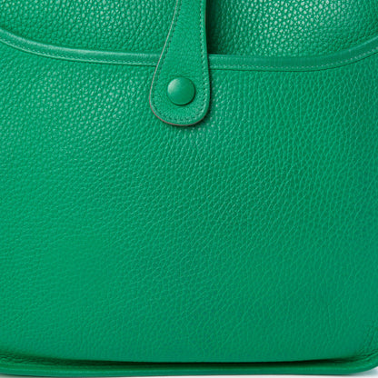 Hermes Taurillon Clemence Evelyne III PM Vert Menthe 8 of 28