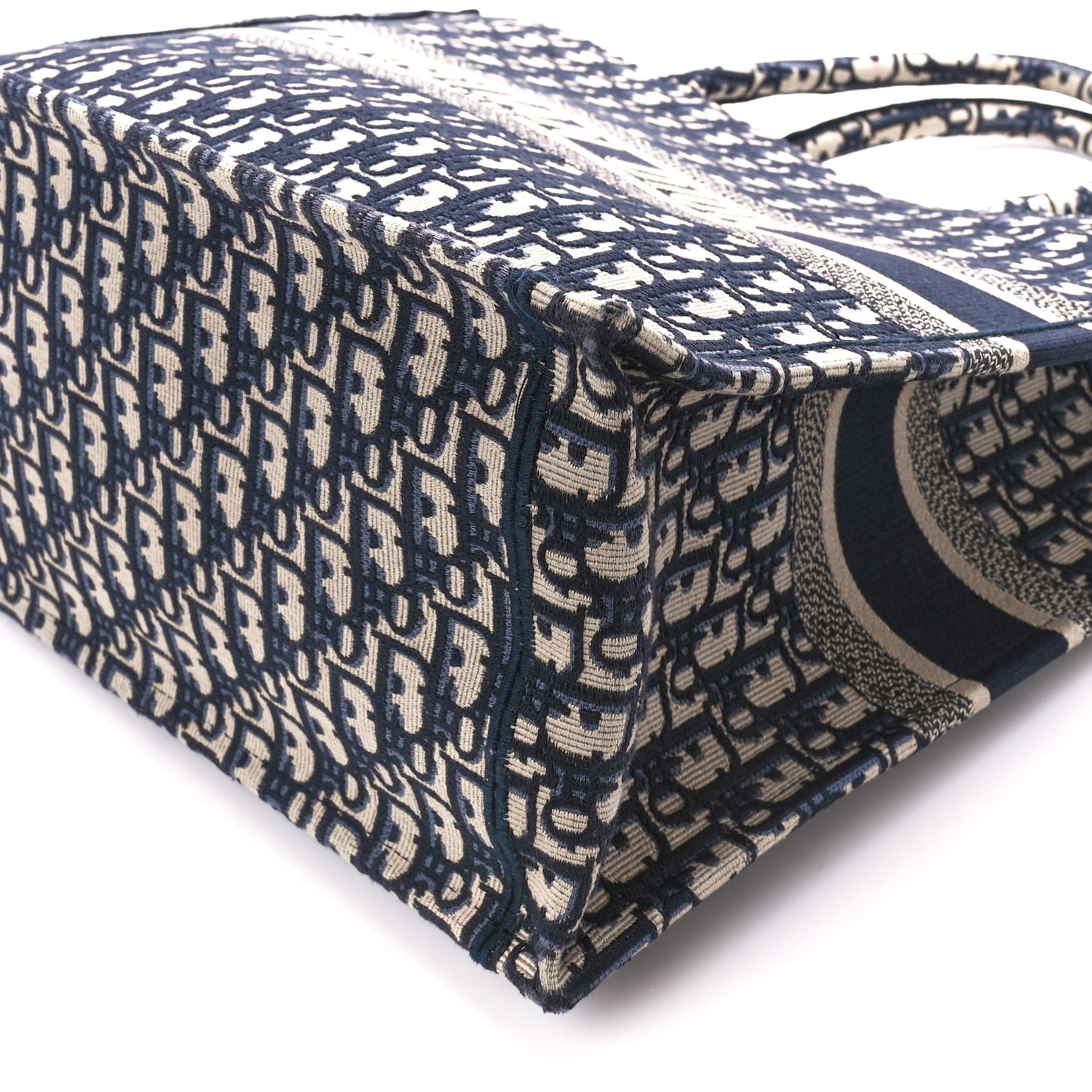 Oblique Large Book Tote Blue Multicolor