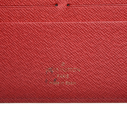 Louis Vuitton Damier Ebene Insolite Wallet Red 6 of 9